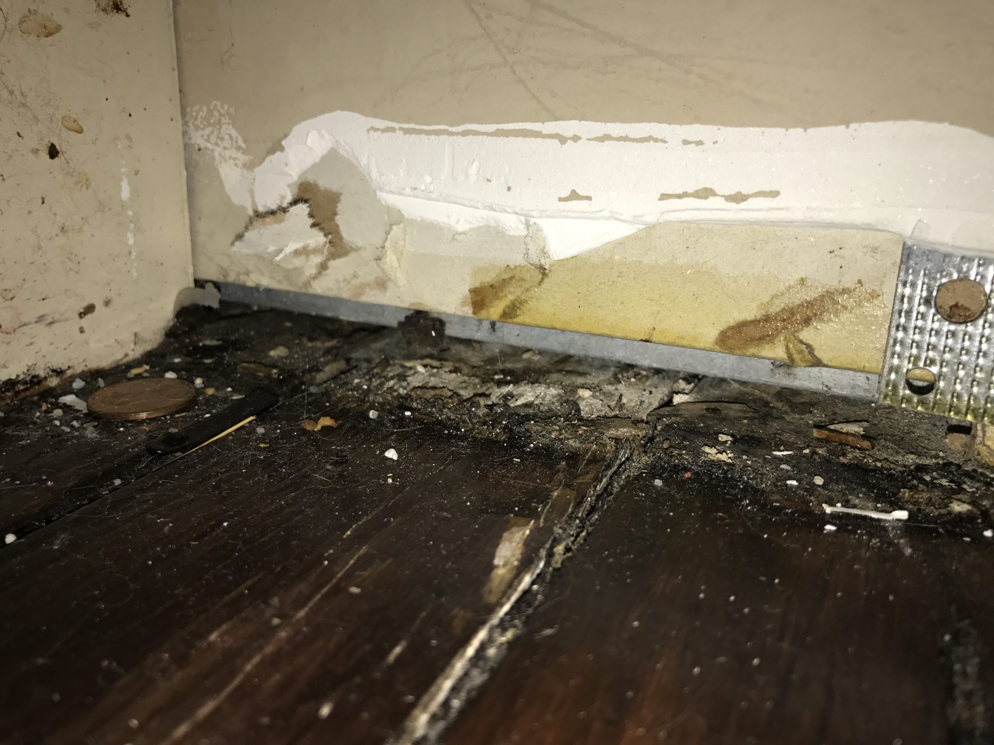 Bathroom Leak Destroys Two Story Historic Home | Commander Cleaning ...